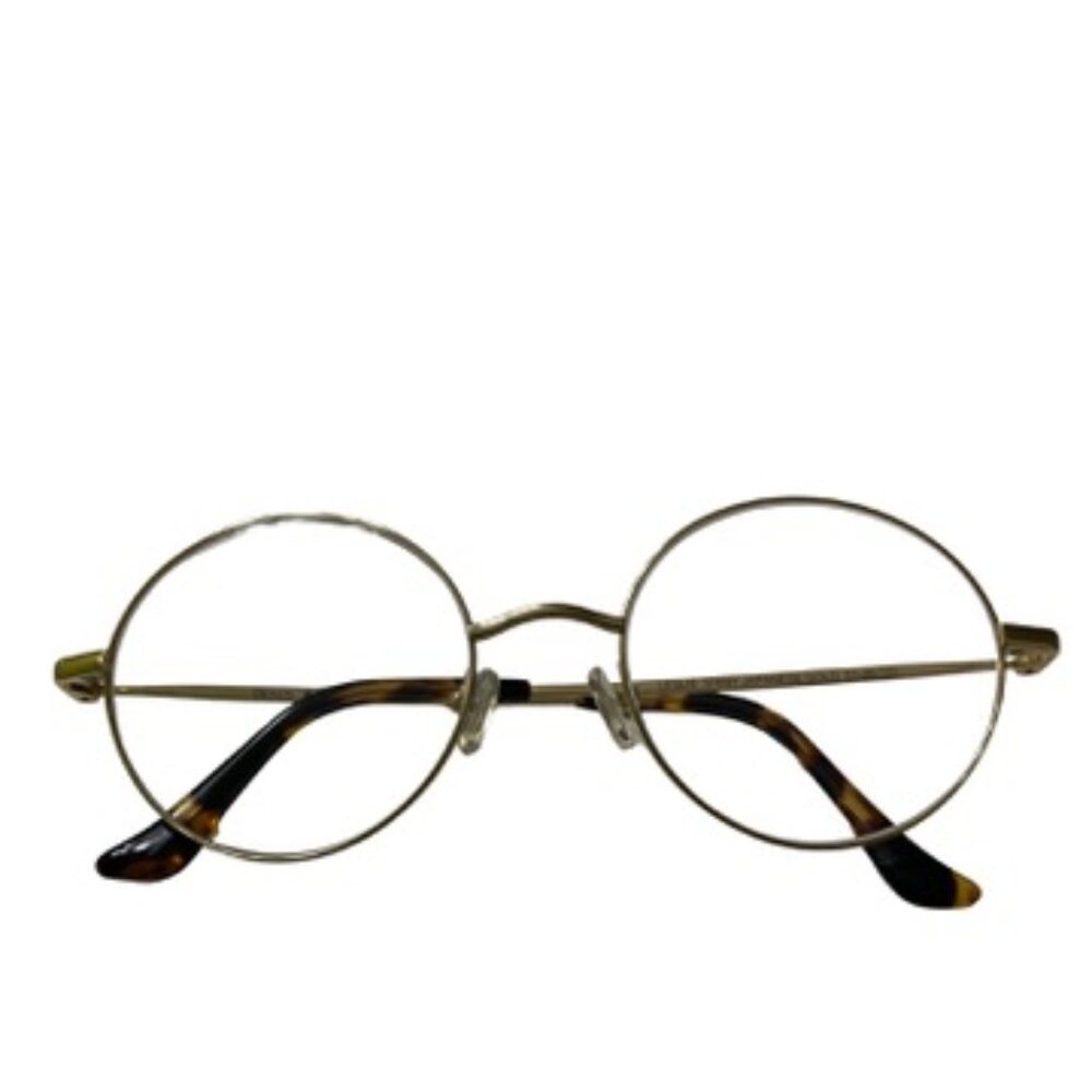 DENON Round Metal Eyeglass Frames